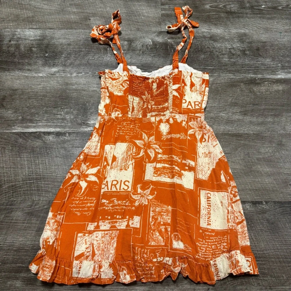 Urban Outfitters Jolene Linen Mini Dress Size Small
